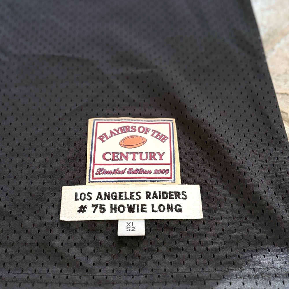 Vintage 2004 Players of the Century Howie Long #75 Los Angeles Raiders Jersey - Picture 4 of 8